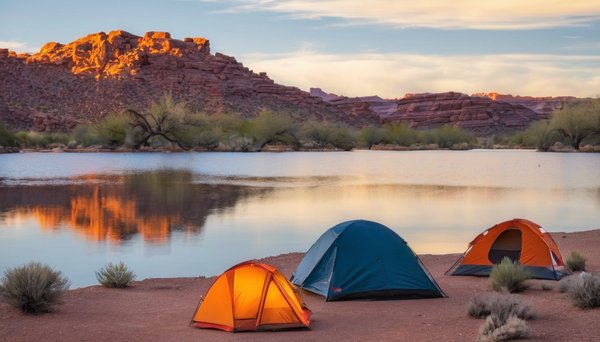 Le sud-ouest autrement : camping en bord de lac